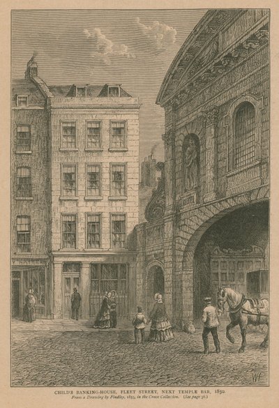 Maison bancaire Childs sur Fleet Street - English School