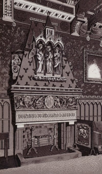 Cheminée, Château de Cardiff - English School