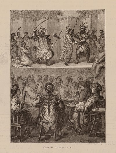 Théâtres chinois (gravure) - English School