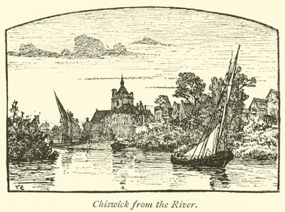 Chiswick depuis la rivière - English School
