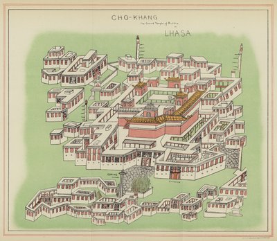 Cho-Khang, le Grand Temple de Bouddha à Lhassa - English School