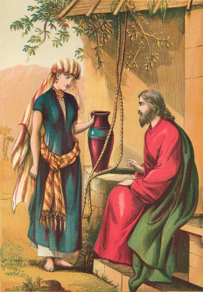Christ et la femme de Samarie - English School