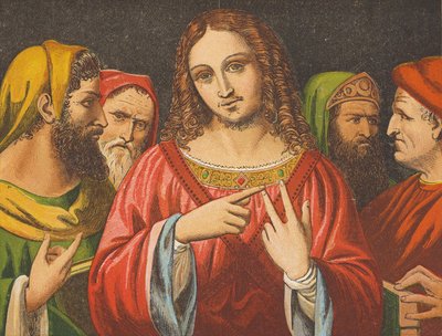 Le Christ disputant avec les docteurs - English School