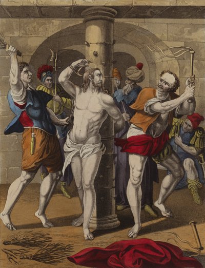 Le Christ flagellé - English School