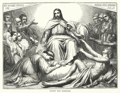 Christ Consolateur (gravure) - English School