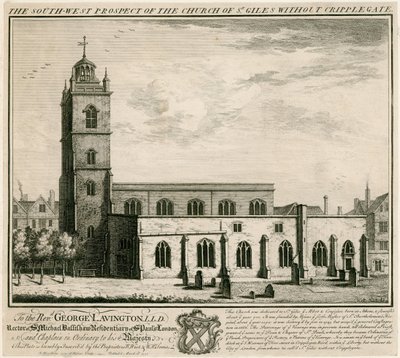 Église St Giles Without Cripplegate, Londres - English School