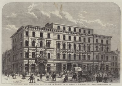 Améliorations de la ville, le nouveau entrepôt de Messers Thomas Tapling, Beall, et Company, et l