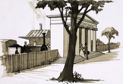 Gare ferroviaire classique - English School