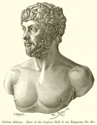 Clodius Albinus. (Buste du Capitole, Salle des Empereurs, n° 49) - English School