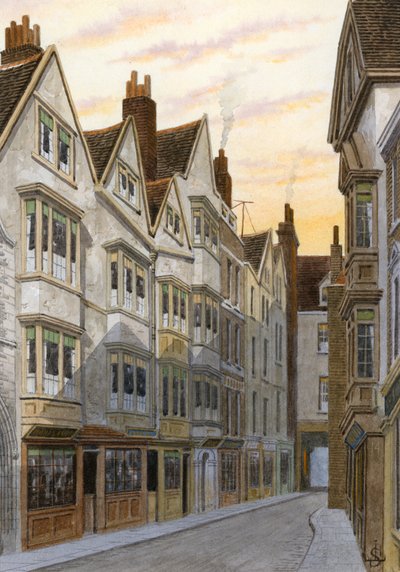 Cloth Fair, Smithfield - English School