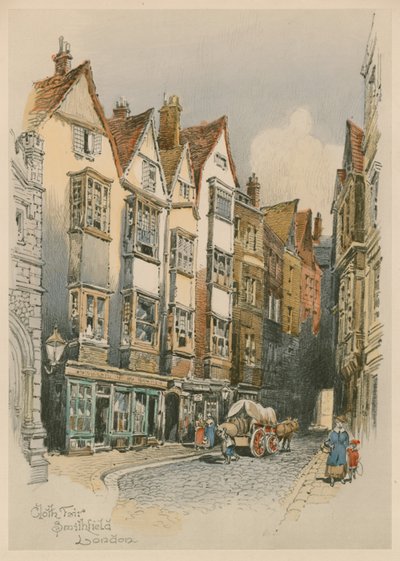 Cloth Fair, Smithfield, Londres - English School