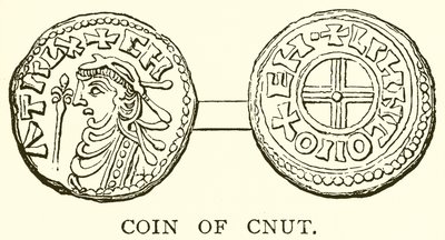 Pièce de monnaie de Cnut - English School
