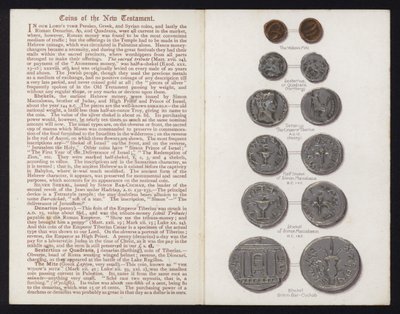 Pièces de monnaie du Nouveau Testament - English School