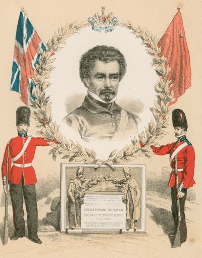 Coldstream Guards. Lord Clyde, colonel des Coldstream Guards - English School