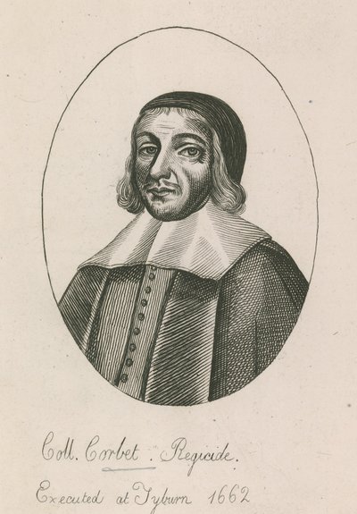 Coll Corbet, régicide, exécuté à Tyburn, 1662 - English School