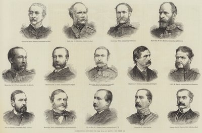 Officiers commandants pour la guerre en Égypte - English School