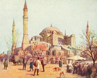 Constantinople, Mosquée Sainte-Sophie - English School