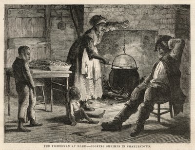 Cuisson des crevettes à Charlestown - English School