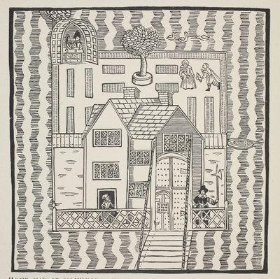 Copie de la carte de Mockbeggar Hall, avec sa situation dans le pays spacieux appelé n