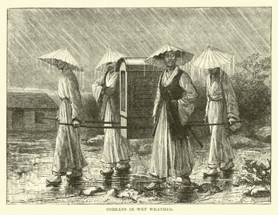 Coréens par temps de pluie - English School