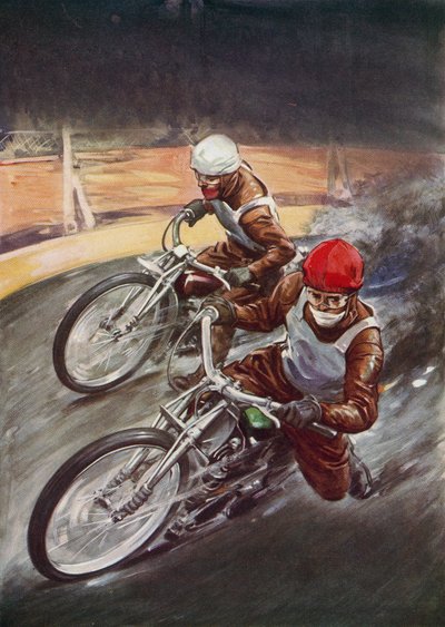 Virage sur la piste de terre - English School