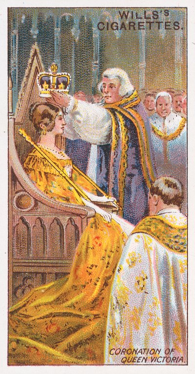 Couronnement de la reine Victoria - English School