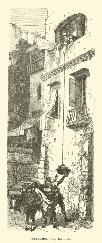 Marchand ambulant, Naples - English School