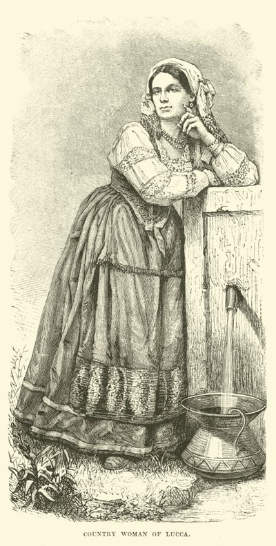Femme de campagne de Lucques - English School