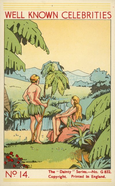 Couple habillé en feuilles - English School