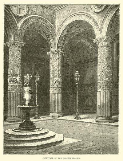Cour du Palazzo Vecchio - English School