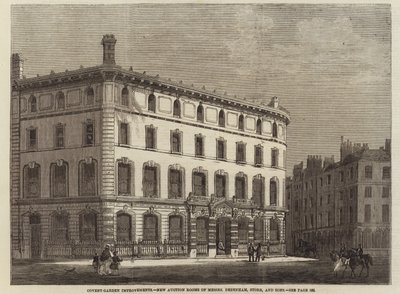 Améliorations de Covent Garden - Nouvelles salles de vente de Messrs Debenham, Storr et Sons - English School