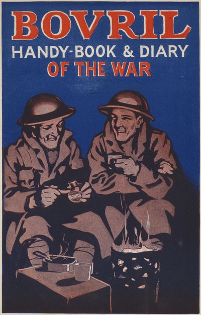 Couverture du livre pratique et journal de guerre Bovril - English School