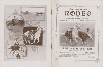 Couverture du programme du premier rodéo international - English School