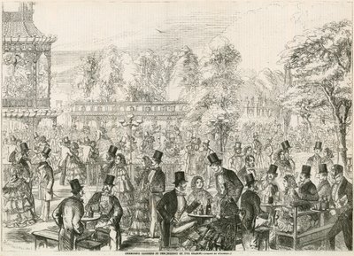 Jardins de Cremorne, Londres, en pleine saison - English School