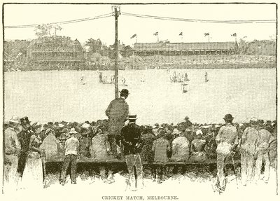Match de cricket, Melbourne - English School