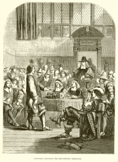 Cromwell proposant l