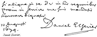 Daniel Elzevier - English School
