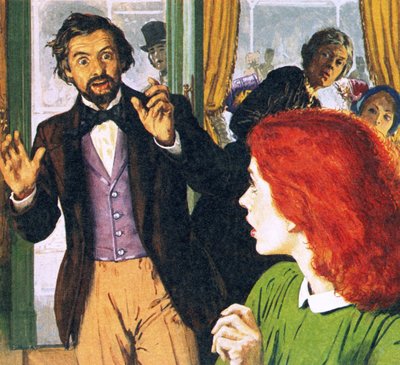 Dante Gabriel Rossetti et son modèle parfait, Elizabeth Siddal - English School