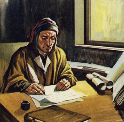 Dante a passé la majeure partie de son temps à écrire La Divine Comédie - English School