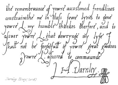 Henry Darnley, Lord - English School