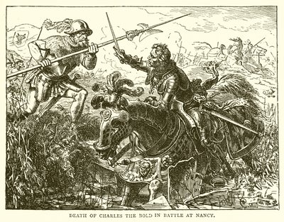 Mort de Charles le Téméraire à la bataille de Nancy - English School