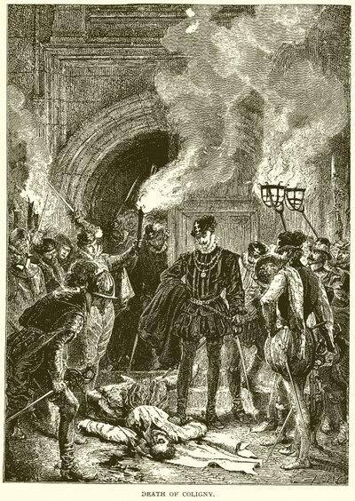 Mort de Coligny - English School