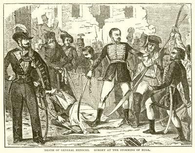 Mort du général Henschi. Gorgey à l
