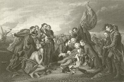Mort du général Wolfe - English School
