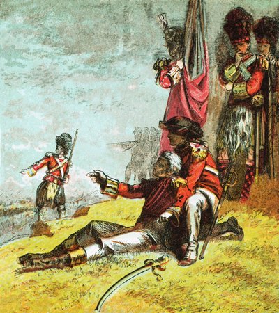 Mort du général Wolfe - English School