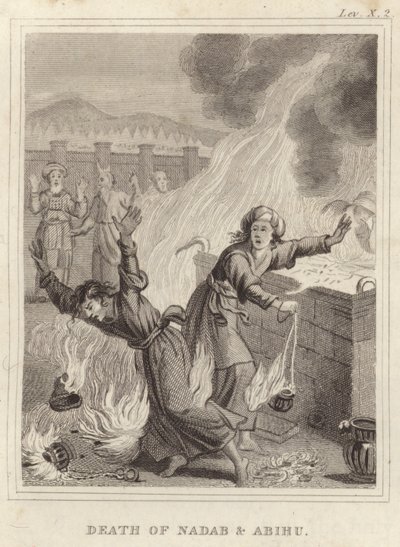 Mort de Nadab et Abihu - English School