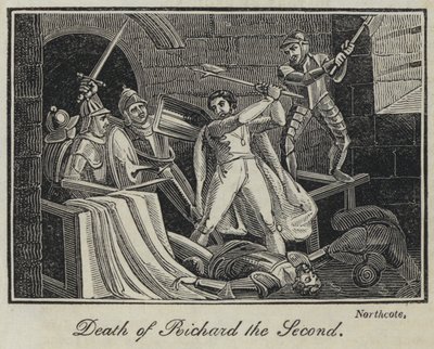 Mort de Richard II (gravure) - English School