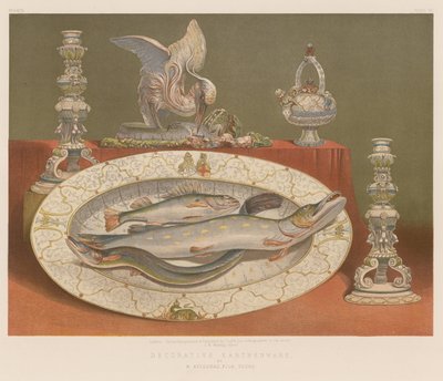 Faïence décorative par M Avisseau, Fils, Tours - English School