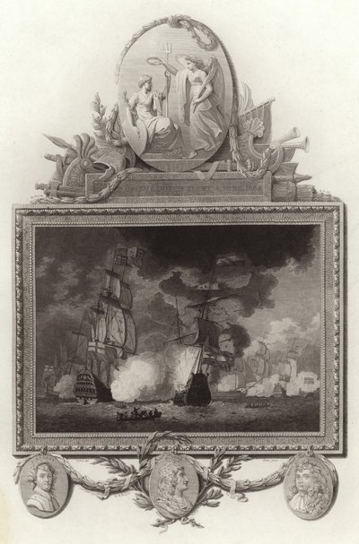 Défaite de la flotte hollandaise, 3 juin 1665 - English School