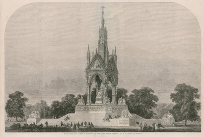Conception pour le mémorial national du défunt Prince Consort - English School